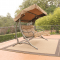 Outdoor Glider with Canopy
