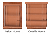 Outside Mount Blinds with Window Trim Outside Mount Blinds with Window Trim
