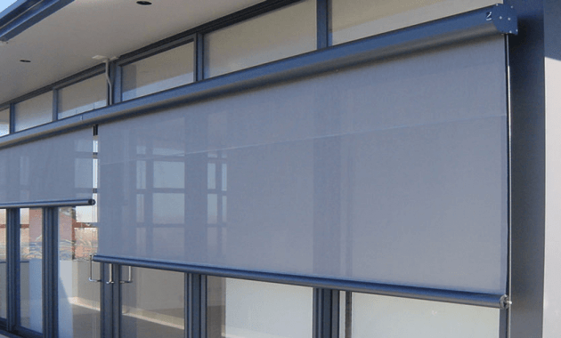 Outside window blinds