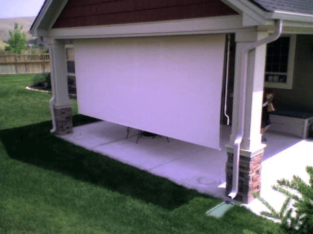 Porch shades and blinds