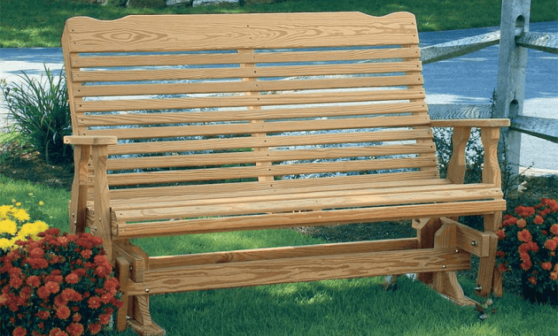 Wood porch glider plans