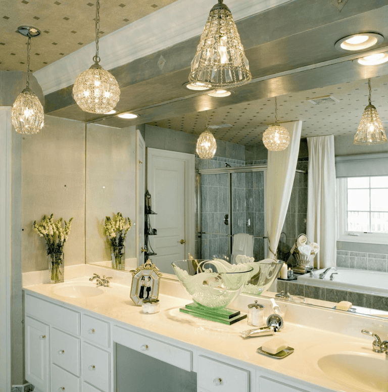 Ceiling Mount Bathroom Lighting Ideas