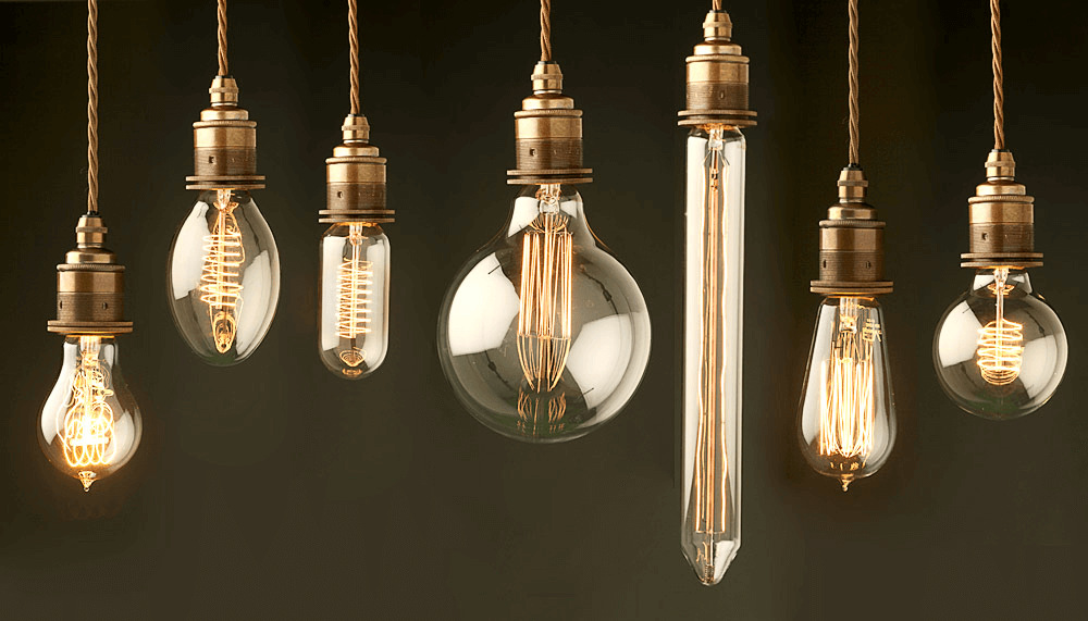 Edison bulb string lighting