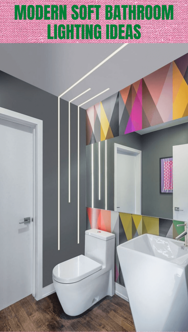 soft bathroom lighting