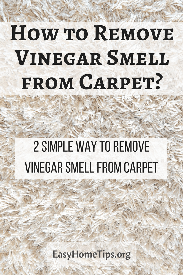 How to Remove Vinegar Smell from Carpet