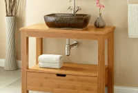 Bathroom Vanity Unfinished Wood Decor