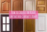 How to Choose the Right Unfinished Cabinets Doors How to Choose the Right Unfinished Cabinets Doors