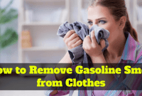 How to Remove Gasoline Smell from Clothes