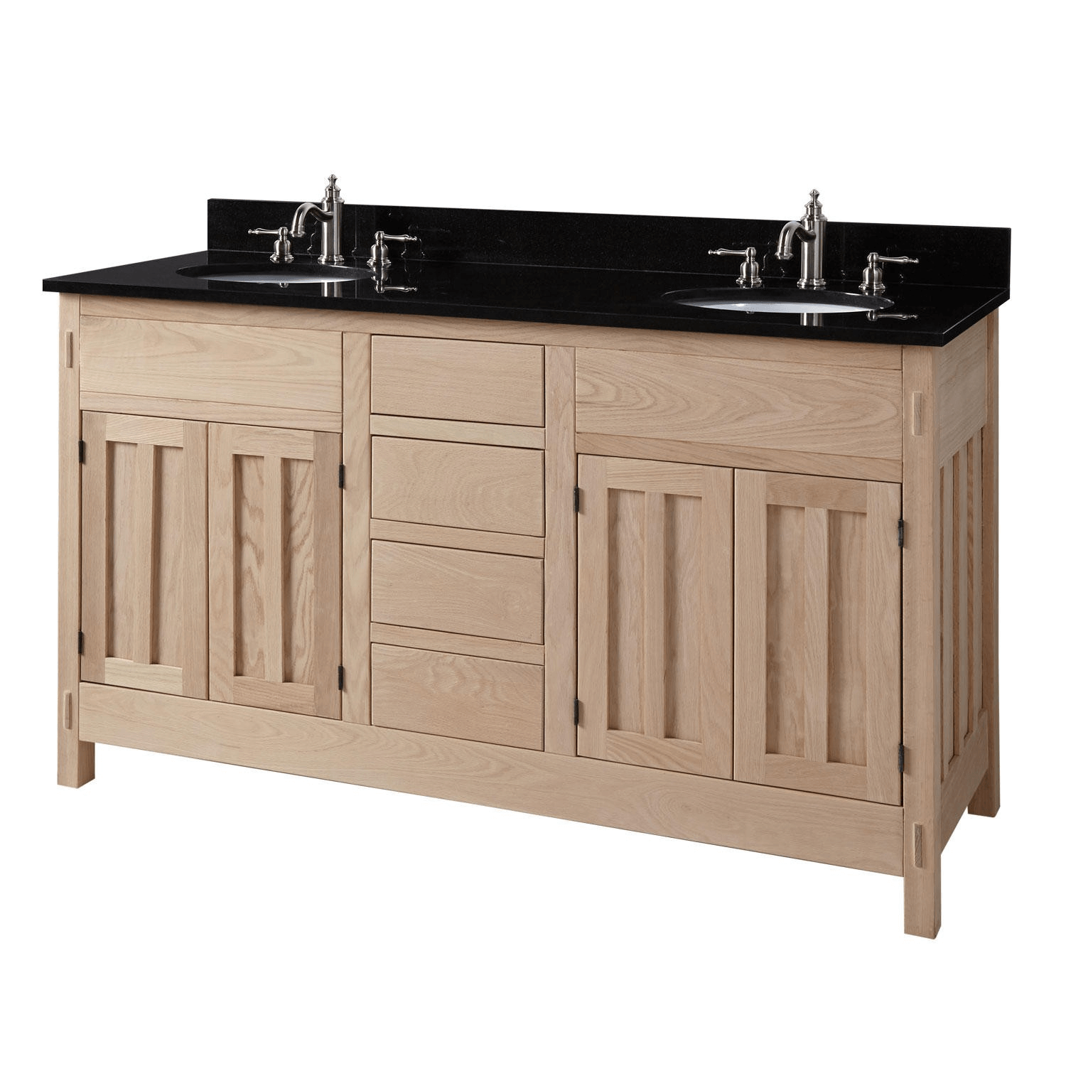 Unfinished bathroom vanity 60