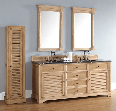 Unfinished wood bathroom vanity cabinets
