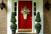 Flower basket door decor Flower basket door decor