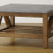 Bluestone top crate and barrel square coffee table