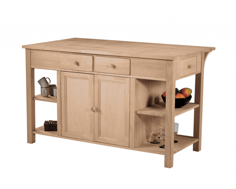 Why Choosing Unfinished Kitchen Island with Optional Finishing Kit