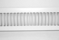 White Toe Kick Grille White Toe Kick Grille