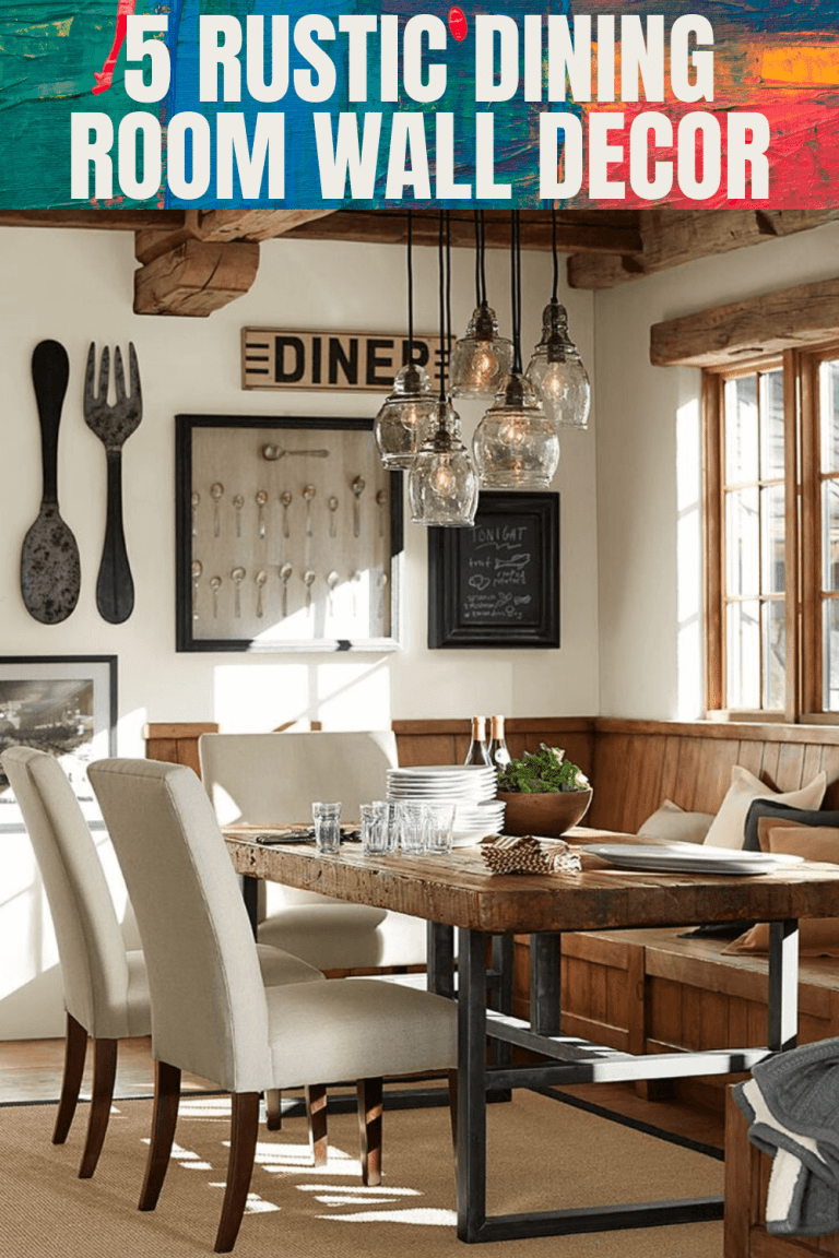 5 Rustic Dining Room Wall Décor - EasyHomeTips.org