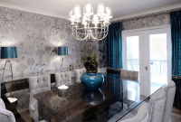 Blue Grey Dining Room Wallpaper Ideas Blue Grey Dining Room Wallpaper Ideas