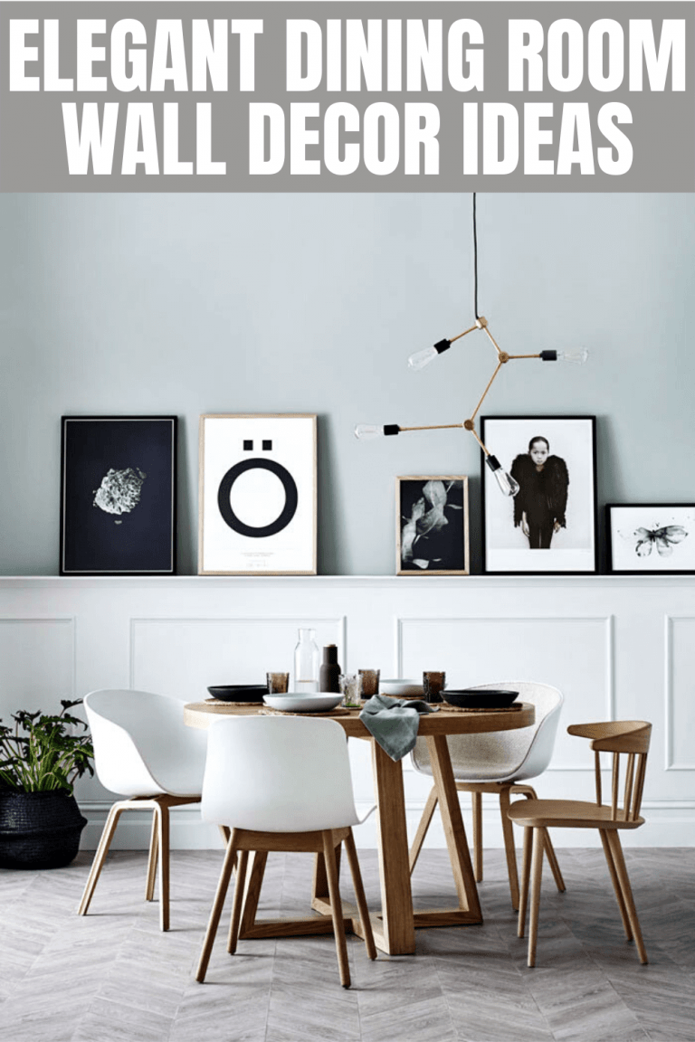4 Elegant Dining Room Wall Décor Ideas