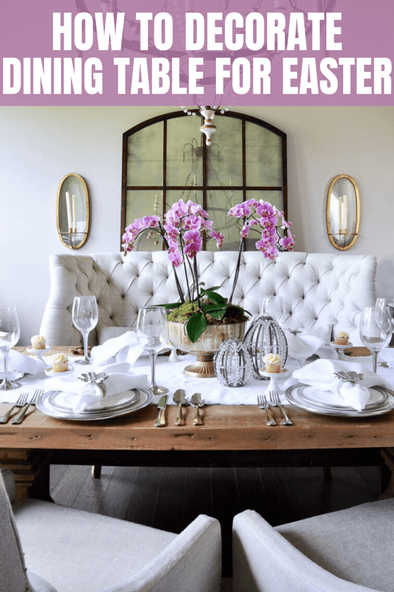 How to Decorate a Dining Room Table for Easter - EasyHomeTips.org