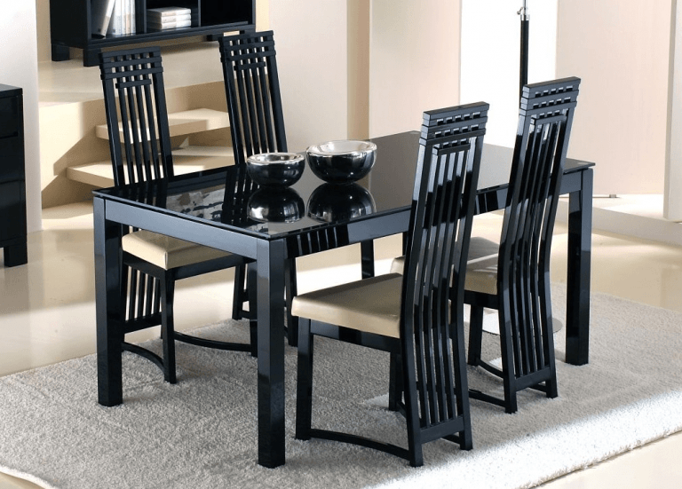 Ways on How to Decorate a Black Glass Dining Table - EasyHomeTips.org