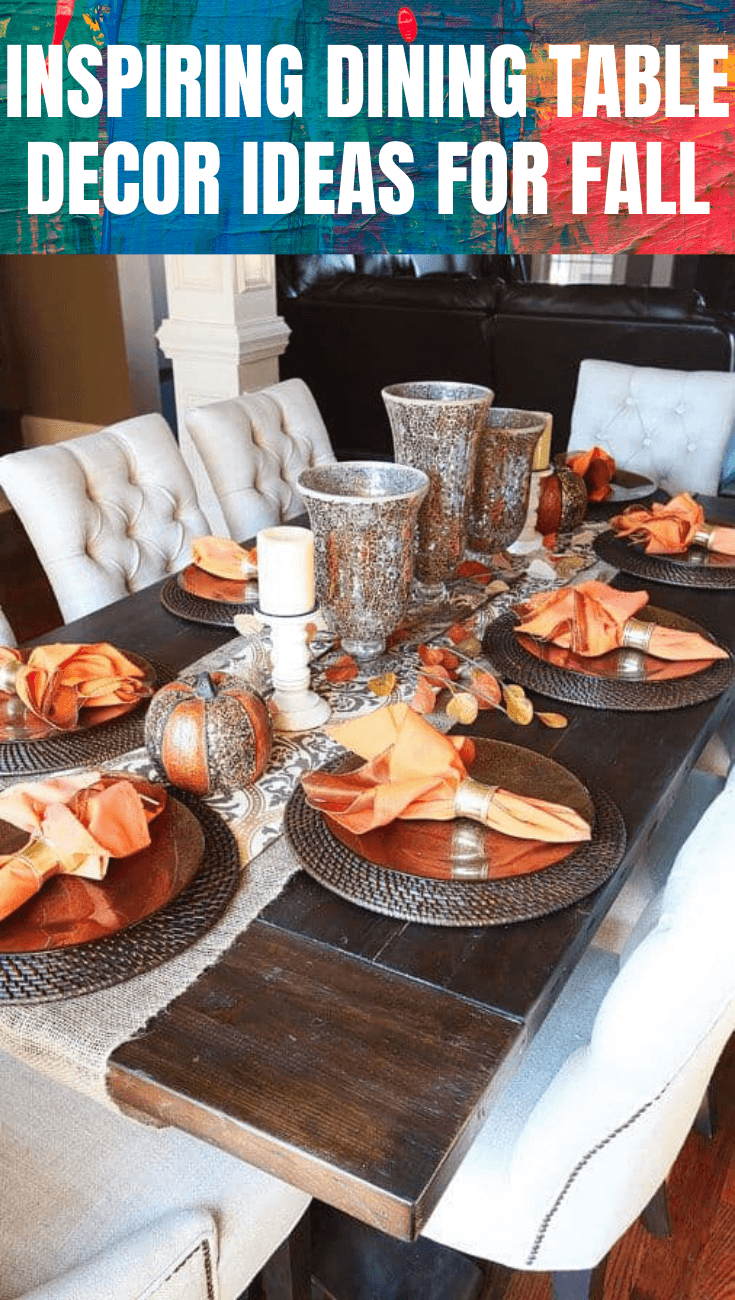 INSPIRING DINING TABLE DECOR IDEAS FOR FALL
