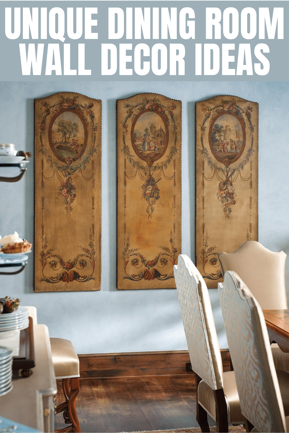 UNIQUE DINING ROOM WALL DECOR IDEAS