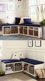 Double duty furniture space saving for tiny house or small space