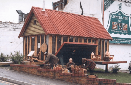Folding porch tiny house cabin design