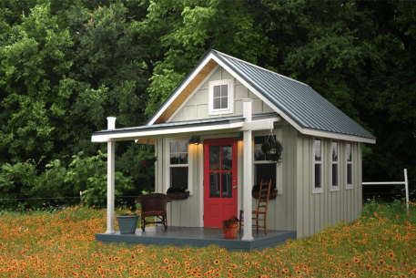 How much tiny vacation house cost to build?