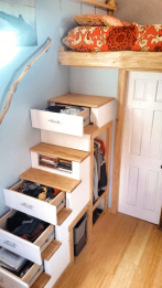 Interesting popular tiny home storage design ideas