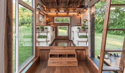 Tiny house Roulante interior design