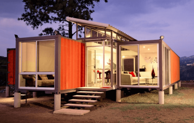 Tiny house shipping container