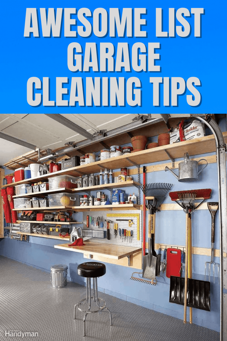 List of awesome ways to clean garages you never knew