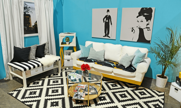 Black and white decor ideas for living room