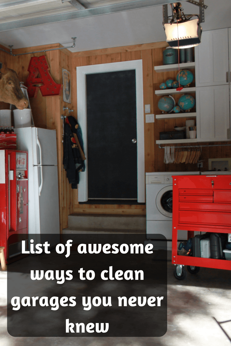 List of awesome ways to clean garages you never knew. Get Ideas