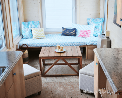 Living room furniture for tiny houses