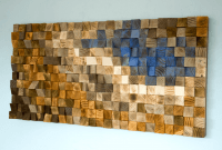 Recycled wood wall decor