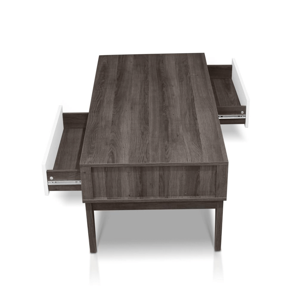 Drawer wizard wooden coffee table design