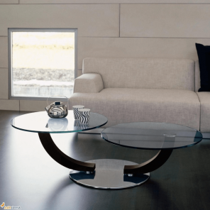 Interesting design round coffee table for living room