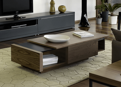 Modern wood coffee table design