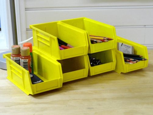 Small garage storage bins