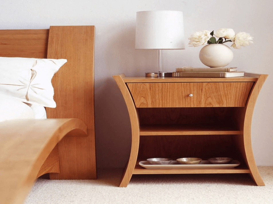Nice natural furniture sets. Bedside Tables for large bedroom