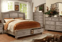 Rustic design bedroom furniture sets