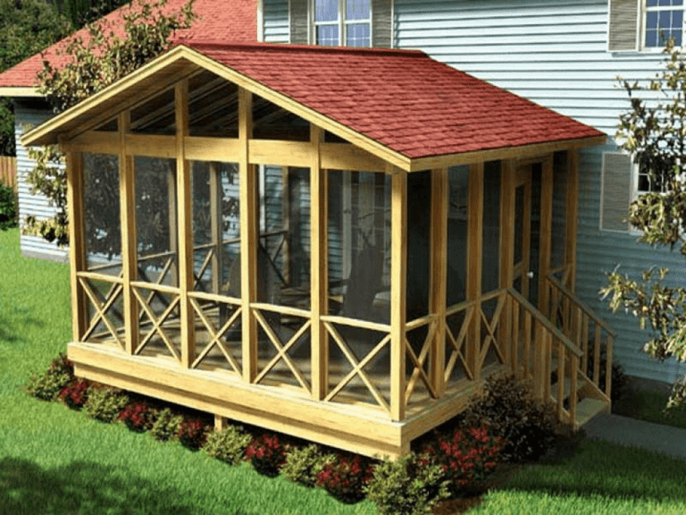 Shed Roof Screened Porch Popular Models and Tips