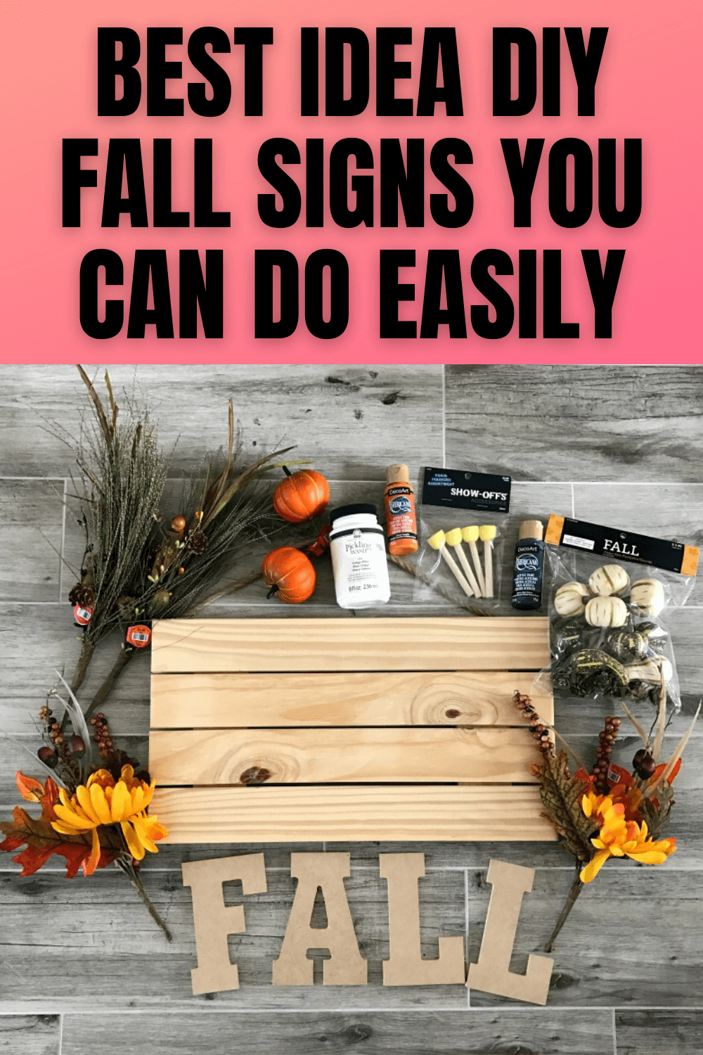 BEST IDEA DIY FALL SIGNS YOU CAN DO EASILY