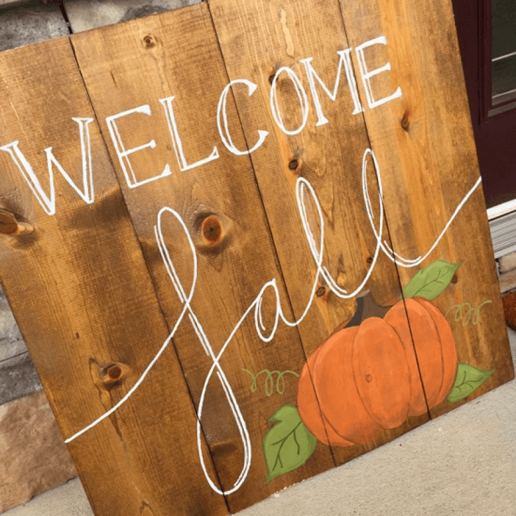 Best Idea DIY Wooden Fall Signs Best Idea DIY Wooden Fall Signs
