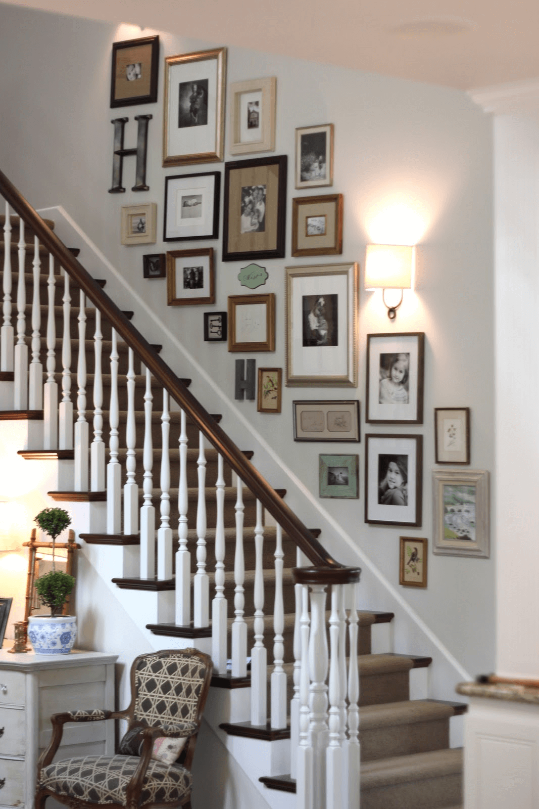 stairway decorating simple fabulous