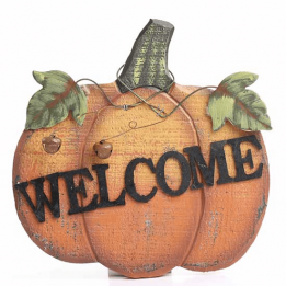 Fall pumpkin sign