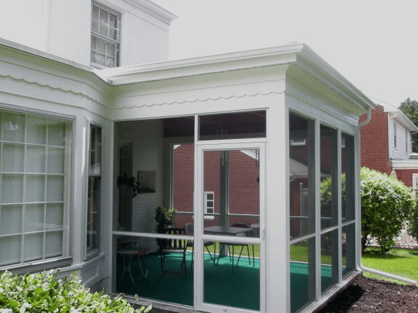 Flat Roof Screened Porch Design