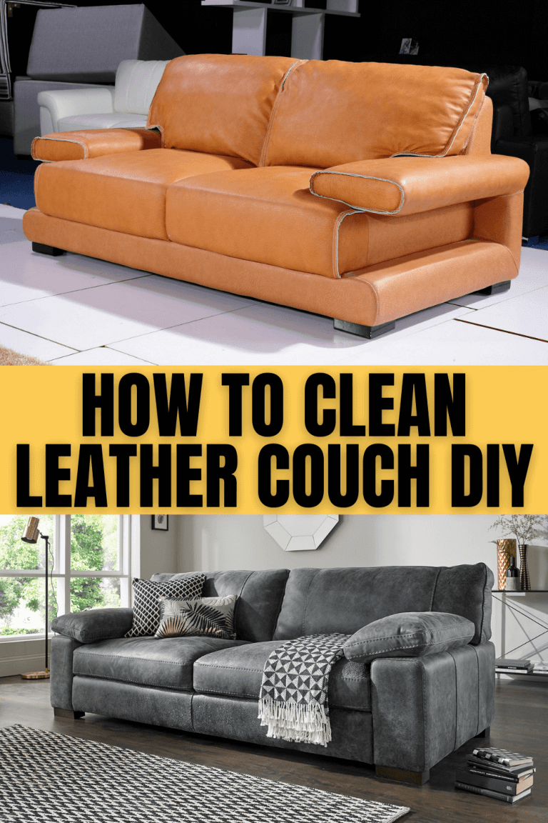 How to Clean Leather Couch DIY
