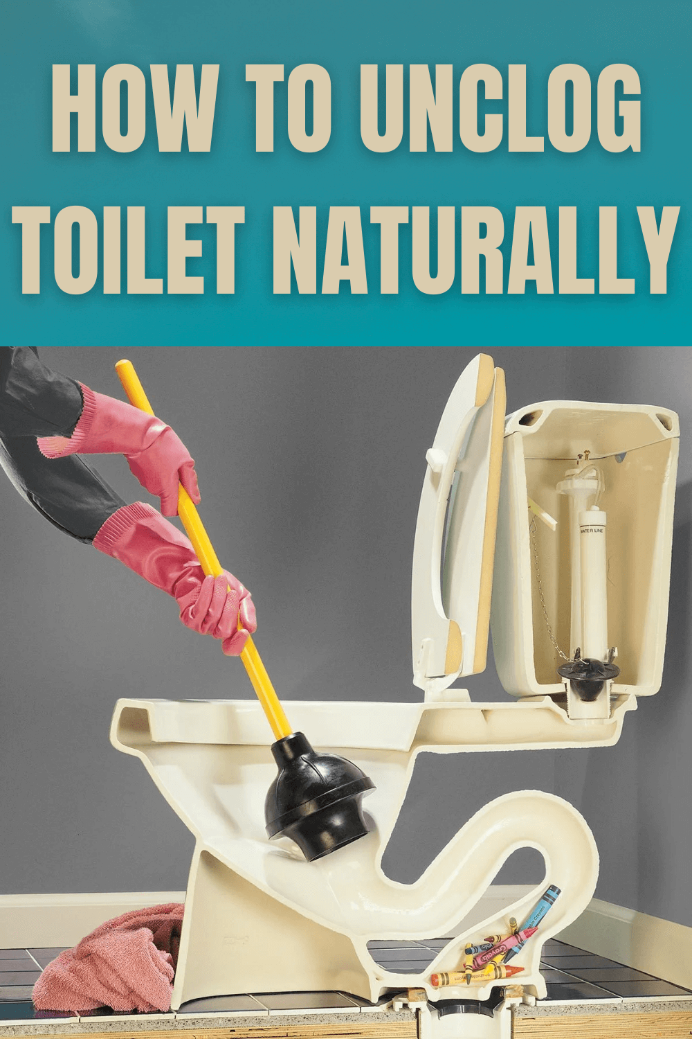 HOW TO UNCLOG TOILET NATURALLY